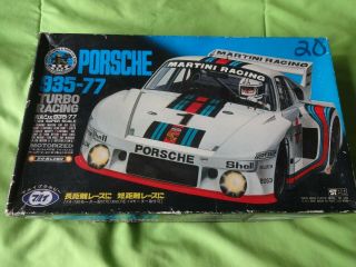 Marui Japan 1/24 Scale Porsche 935 Turbo Racing Motorized Model Kit In The Box