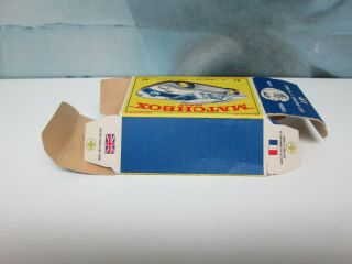 Matchbox/ Lesney 41c Ford GT White / WIRE Wheels Boxed 12