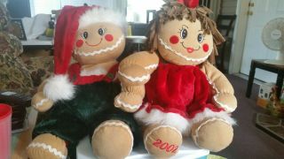 Dan Dee Plush Gingerbread Couple (2002) 6