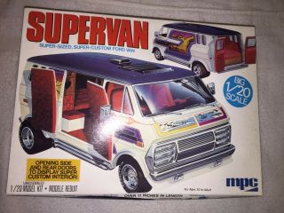 Mpc Ford Supervan 1/20 Complete,  Unbuilt 1976 Issue Mpc 3061