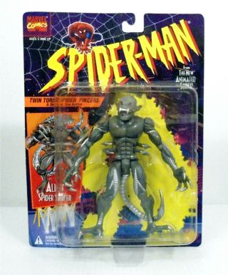 Marvel Comics Spider - Man Animated Series Alien Spider Slayer Af Toybiz 1994