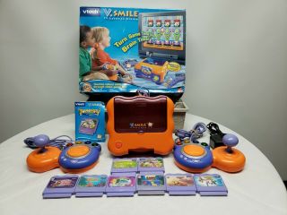 Vtech V.  Smile Learning System 8 Games & 2 Controllers Perfectly