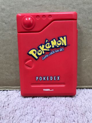 Vintage 1999 Nintendo Tiger Electronics Red Pokemon Pokedex