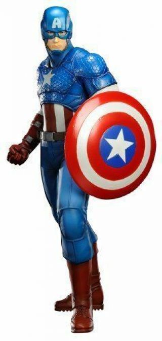 Kotobukiya Avengers Marvel Now Captain America Statue 1/10 Scale Artfx,