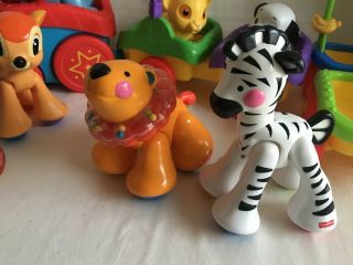 Fisher - Price Disney Baby Sing - Along Choo Train Animals Simba LionLot 13 7
