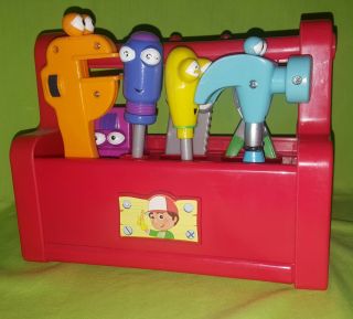 Disney Handy Manny Dancing Singing Talking Tool Box Complete With 7 Tools 2007