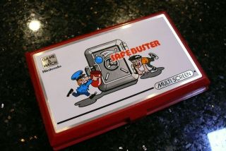 Nintendo Safebuster Vintage Electronic Handheld Arcade Game And Watch ✨nice✨