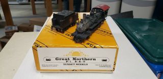 Ho Brass Sunset Models Great Northern Gn F - 1 2 - 8 - 0 Custom Painted & Weathered