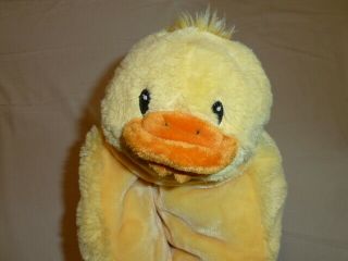 Little Miracles Duck Snuggle me Pillow Yellow & Orange Plush Duck Costco 3