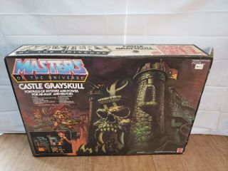 Vintage 1981 He - Man Masters of the Universe MOTU Castle Grayskull Fortress w Box 9