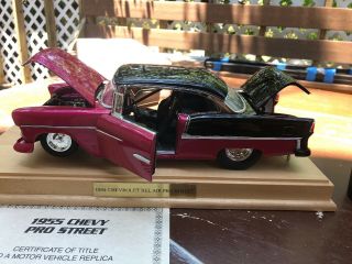 Danbury 1955 Chevrolet Bel Air Pro Street 1:16 Diecast Car