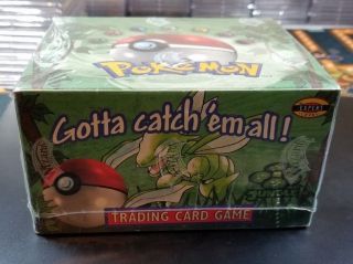 Pokemon 1999 - 2000 Jungle Booster Box 36 Booster Packs Curved Logos 4