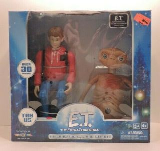 E.  T.  The Extra - Terrestial Interactive E.  T.  & Elliot Action Figures Nib Toys " R " Us