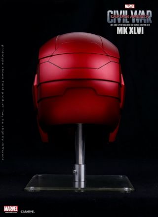 Iron Man Mark MK46 1/1 Helmet Captain America Civil War Automatic Mask Marvel AU 4