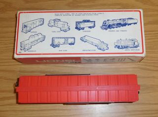 LIONEL 6 - 9700 SOUTHERN RED DOUBLE METAL DOOR GUIDES BOXCAR O GAUGE TRAIN RARE 3