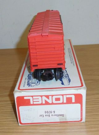 LIONEL 6 - 9700 SOUTHERN RED DOUBLE METAL DOOR GUIDES BOXCAR O GAUGE TRAIN RARE 6