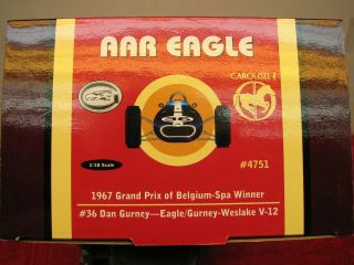 Carousel 1/18 AAR Dan Gurney Eagle Formula One Spa Winner 11
