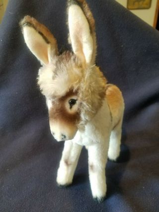 Steiff Grissy Donkey W/o Tags Stuffed Plush Toy