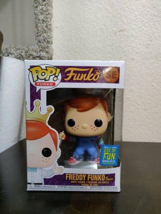 Sdcc 2019 Fundays Funko Box Of Fun Freddy Funko As Chucky Child 
