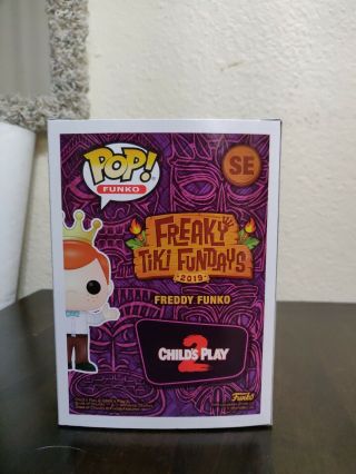 SDCC 2019 Fundays FUNKO Box of Fun FREDDY FUNKO as CHUCKY Child ' s Play LE 5000 3