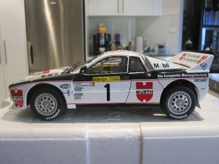 1:18 Kyosho 08302j Lancia 037 1983 Rally Deutschland Winner No.  1 1 Of 1500