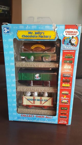 Thomas & Friends Trackmaster Mr.  Jolly’s Chocolate Factory Cars Including Tracks 3