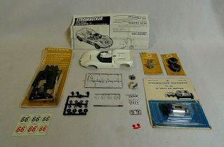 Look 1960`s Strombecker 1/24 Chaparral 2c Slot Car Body & Parts