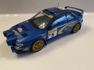 1/18 Autoart Subaru Impreza 5 Night Race 22b 1999 Monte Carlo Burns Reid 89994