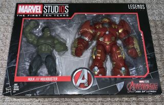 Marvel Legends Studios First Ten (10) Years Avengers Hulk,  Hulkbuster Set