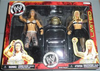 Ashley Massaro & Melina Wwe Jakks Exclusive Limited Wrestling Action Figure Toys