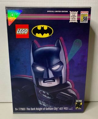 Sdcc 2019 Exclusive Lego Batman The Dark Knight Of Gotham City Set Le 160/1500