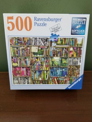 Ravensburger The Bizarre Bookshop 500 Piece Puzzle