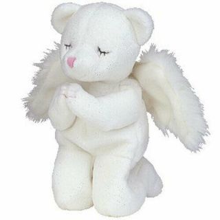 Ty Beanie Baby - Blessed The Angel Bear (6 Inch) - Mwmts Stuffed Animal Toy