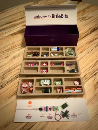 Little Bits Electronics Deluxe Kit for STEM Learning Circuits 18 Modules 2