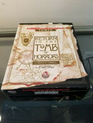 Return To The Tomb Of Horrors Box Set - Ad&d