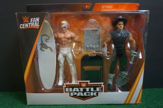 Wwe Mattel Sting And Undertaker Fan Central Exclusive Battle Packs Basic Figures