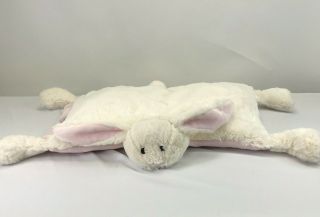 Little Miracles Bunny Pillow Snuggle Me Pet White Pink Costco Plush No Blanket