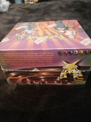 1st Edition Factory Pokemon Gym Challenge Booster Box 4