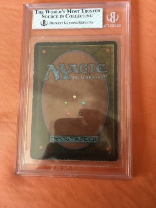 1993 Magic The Gathering MTG Unlimited Ancestral Recall BGS 5.  5 Power 9 2