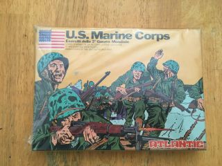 Vintage Atlantic 1/32 92 Wwii Us Marine Corps - Mib