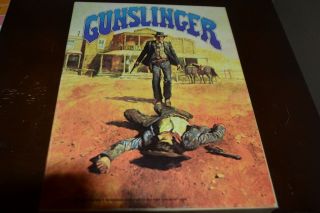 Gunslinger Game - Avalon Hill 1982 - Gunfights In The Old West (unpunched)