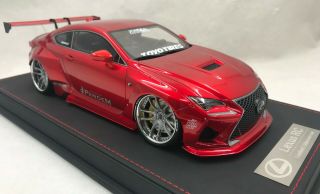 1/18 Scale Resin Model By Of Lexus Rc Liberty Walk Lb Performance - - - Red