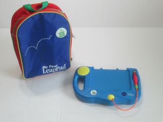 My First Leappad Learning System With 3 Books/cartridges And Backpack