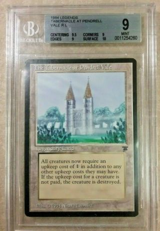 Mtg Magic - The Tabernacle At Pendrell Vale - Legends - Bgs 9 - Surface 10