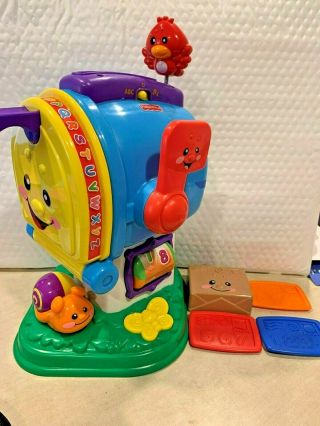 Fisher Price Laugh And Learn Mailbox 2006 Complete 3 Letters & Package Musical