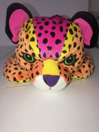 Lisa Frank Hunter Cheetah Plush Stuffed Animal Rainbow 24 " Large
