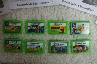 8 Leapfrog Leappad Explorer Games: Phineas Ferb Kai - Lan Scooby - Doo And More
