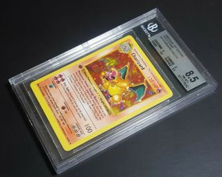 Charizard 1st Edition Shadowless (base Set) Bgs 8.  5 With Very Strong Subgrades