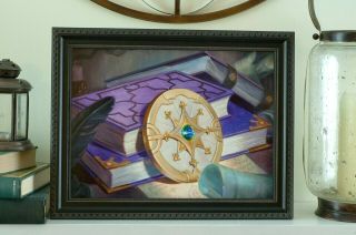 Talisman of Curiosity - OIL PAINTING,  by Lindsey Look for MTG,  Magic 3