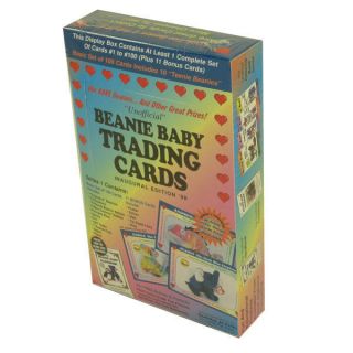 Beanie Baby Trading Cards - Unofficial Inaugural Edition - Box (36 Packs)